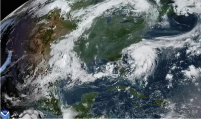Tropical Storm Chantal strengthens slightly as it nears landfall in South Carolina