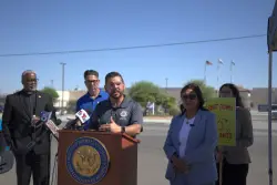 Two Democrats and a Republican a California ICE detention center. Only one got in
